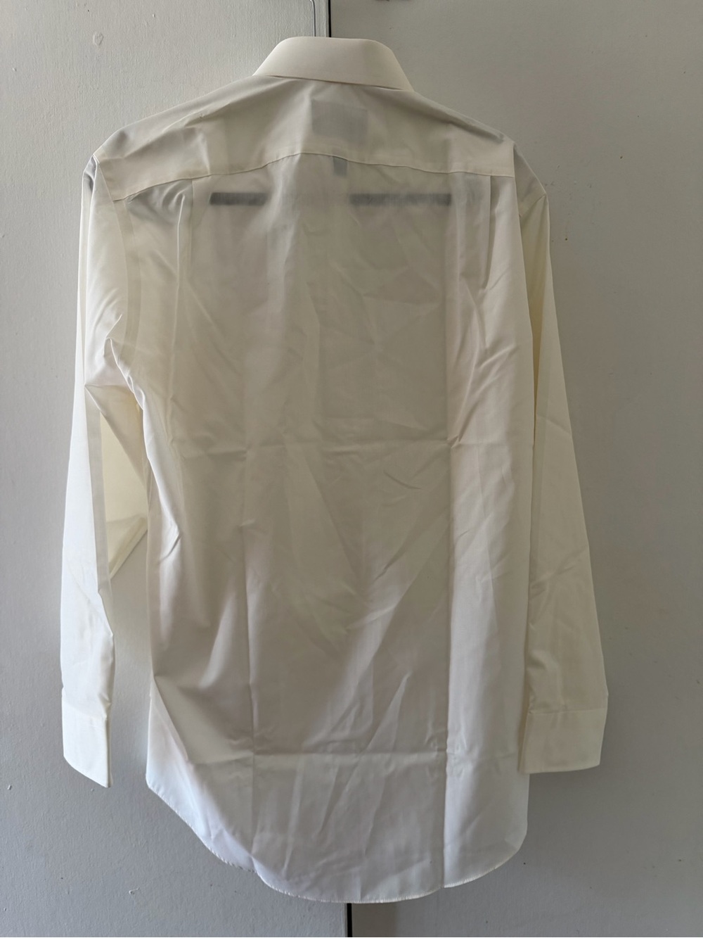 Towncraft Men's Ivory Long-Sleeve Dress Shirt with Pocket - Picture 5 of 8